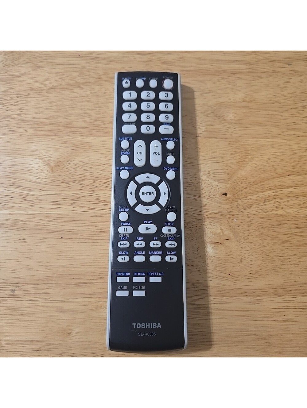 Toshiba TV DVD  Remote Control  SE-R0305